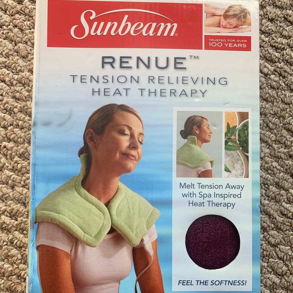New Sunbeam Renue Tension Relieving Heat Therapy